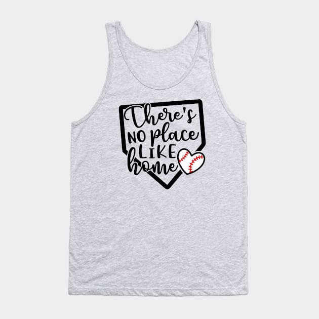 There’s No Place Like Home Baseball Tank Top by GlimmerDesigns